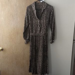 Vintage 1980s collared shirtdress